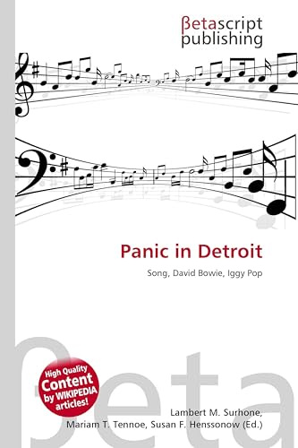 Panic in Detroit: Song, David Bowie, Iggy Pop