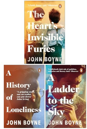 John Boyne 3 Books Collection Set (The Heart's Invisible Furies,A History of Loneliness,A Ladder to the Sky)