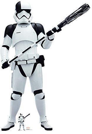 Star Cutouts Ltd Executioner Trooper (The Last Jedi) Cut-Out, Pappe, Mehrfarbig, 181 x 124 x 181 cm