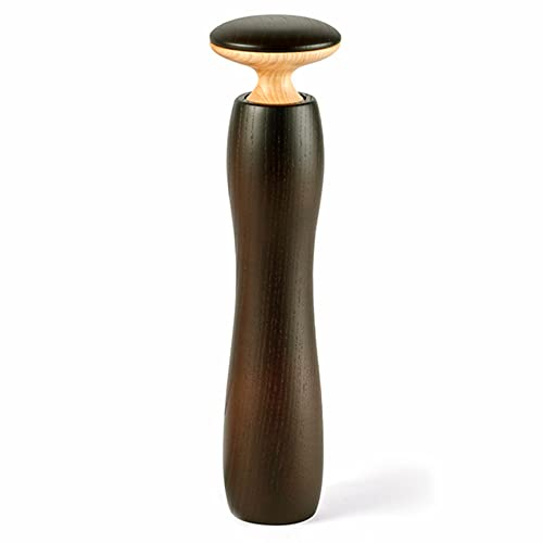 Legnoart Hercules Dark Ashwood Pepper/Salt Mill with Adjustable Ceramic Grinder, Large