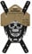 All Mountain Style Unisex's AMS Number Plate, Skull/Black, One Size