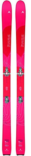 DYNASTAR Vertical Pro W +Look ST 10 Freeride Ski Set mit Bindung, Erwachsene, Unisex, Rot, 162 cm