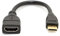 chenyang Adaptador de cable mini HDMI macho a HDMI hembra 4K60hz HDTV para pantallas, monitores y cámaras
