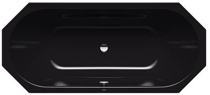 Badewanne KALDEWEI VAIO DUO 8 953 80 x 180 cm schwarz glänzend 233300010701