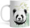 Caribu design Tazza Colazione Panda in Ceramica - Idea Regalo Orginale per la Colazione