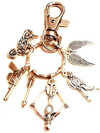 Zombie Killer Keychain, Zombie Lover Keyring, The Walking Dead Inspired Bag Charm