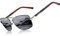 KINGSEVEN 2023 Marke Männer Aluminium Sonnenbrille HD Polarized UV400 Spiegel Männer Sonnenbrille Frauen für Männer Oculos de sol N724 (Silber Grau)