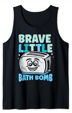 Brave kleine Badebombe Lustige Toaster-Badebombe Tank Top