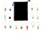 Rumyve 15pcs Beach-Themed Wine Glass Charm,Drink Mark Wine Charm Ring Goblets Identify Wine Party Decorations