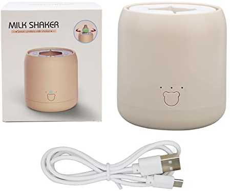 NSXAYIWE Agitateur De Biberon, Melangeur Anti Grumeaux Biberon, Portable Mélangeur Biberon, Chargement USB Mixeur Biberon Compatible Pour Différentes Formes De Bouteilles
