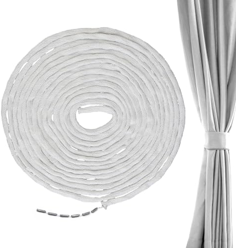 Cavo Magnetico per Tende 10 Metri, Heavy Lead Chain Tenda Weighter Tenda Weighter, Filo di Piombo per Tende Tendaggi Tessuti Zanzariera, Treccia di Piombo per Il Fondo dei Tessuti della al Metro