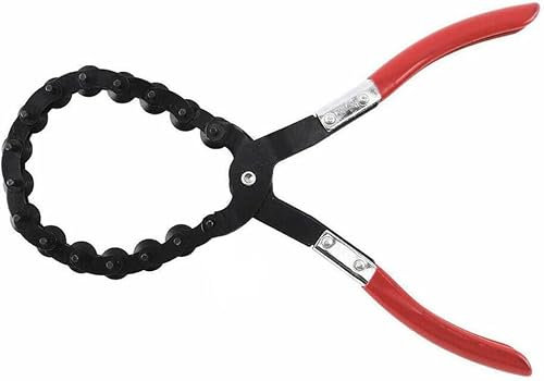 Exhaust Pipe Cutting Chain, Universal Exhaust Pipe Cutter, Carbon Steel Tailpipes and Exhaust Pipes Cutter Cutting Chain for Vehicle Exhaust Pipe with 14 Blades 19-83mm