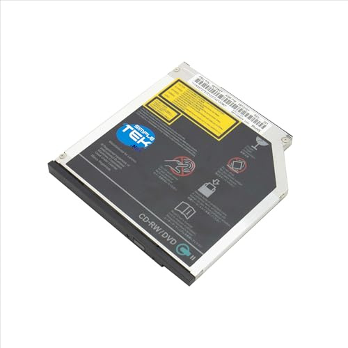 SIMPLETEK - CD CD-RW DVD-ROM Brenner Kompatibel mit Lenovo | Umfangreiche Kompatibilität und CD-RW-Brennerfunktion (überholt)