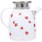 CIYODO 1pieza Tetera De Vidrio De Diseño De Fresa Para Preparar Infusiones Casa Fácil De Usar y Elegante