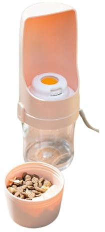 Borraccia da viaggio per cani, borraccia portatile per cani - Alimentatore per bere a tenuta stagna Alimentatore per erogatore di acqua per animali domestici - Ciotola per bottiglia d'acqua per cani D
