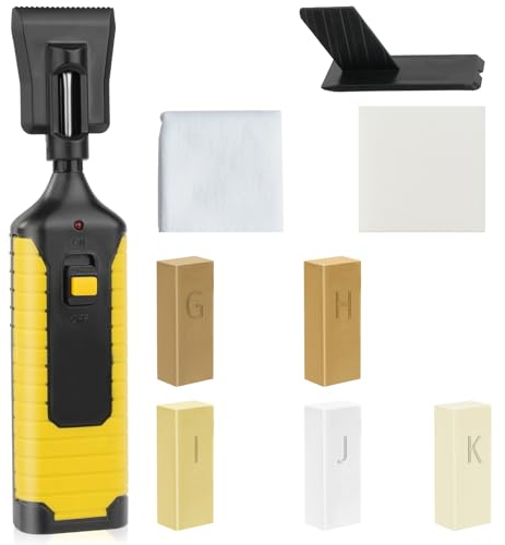ACWOO Laminat Reparaturset, Parkett Reparaturset, Vinylboden Reparaturset, 5 Farben Hartwachs für Holzkitt PVC Vinylboden Holzböden Möbel Arbeitsplattet, Reparatur Set (Helle Farbserie)