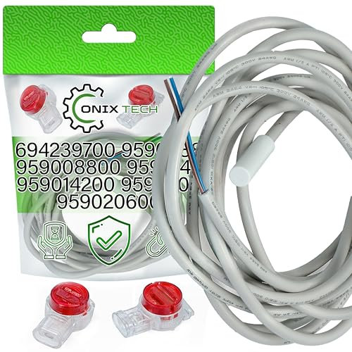 NTC Sensor Temperatura para Frigorífico con el Código Original 694239700 959014200 9590206 959020600 9590088 959008800 9590142 para Liebherr para Miele - Garantía de 5 Años - ONIX TECH