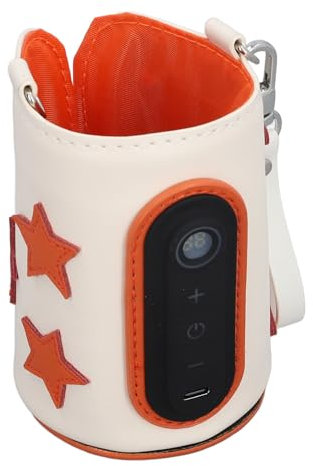 Portable Baby Bottle Warmer 26 Temp USB Milk Warmer Bag with Digital Display, Universal Insulation Cover for Travel & Home, Camping, Fast Heating for Formula & Food