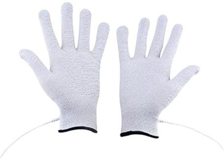 FRCOLOR Einmal Handschuhe Professionelle Elektrodenhandschuhe Bequeme Leitfähige Handschuhe Für Geräte Aus Silberfaser Für Effektive Und Massage Handschuhe Herren