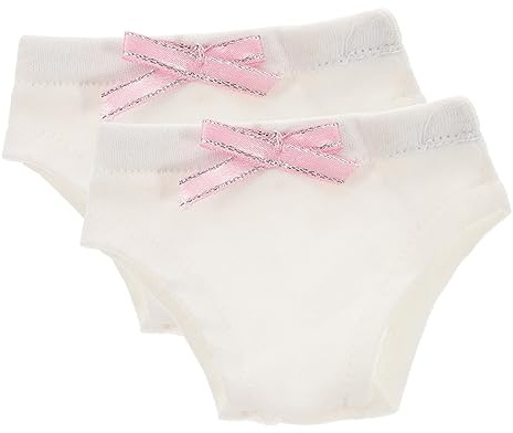 ADOCARN 2stücke Puppenunterwäsche Süße Unterhosen Für Amerikanische Puppen Für Puppenoutfits Und Dekoration Waschbar Und Wiederverwendbar