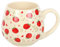 Tasse arrondie à imprimé pomme, motif charmant pomme, capacité de 550 ml, parfaite pour le thé, le café et le chocolat chaud, idéale pour les matins douillets, cadeau attentionné pour les enseignants
