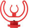 New Camera Hot Shoe Shock Mount with Rycote Lyre Bracket for Rode VideoMicro Microphone