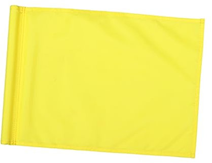 SOIMISS Bandiera verde bandiera di addestramento bandiere Bandiera del giardino bandiera per cortile pratica bandiera Giallo