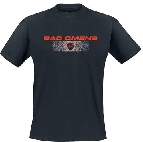 Bad Omens Lightning Storm Männer T-Shirt schwarz 4XL 100% Baumwolle Band-Merch, Bands