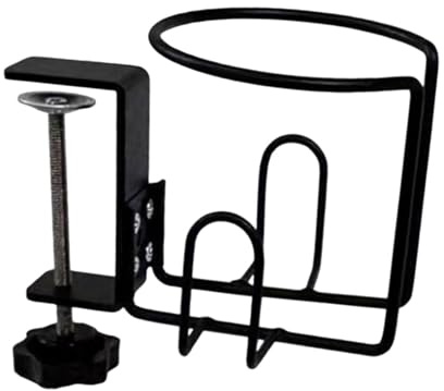 Dickly Desk Cup Holder, Water Bottle Storage Rack, Gaming Desk Accessories, Leakproof, Securely Attached, More Stable,