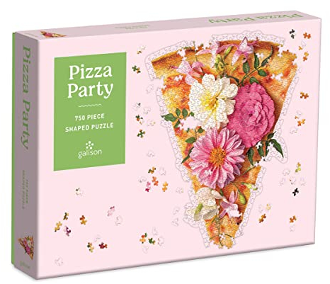 Pizza Party 750 Piece Shaped Puzzle