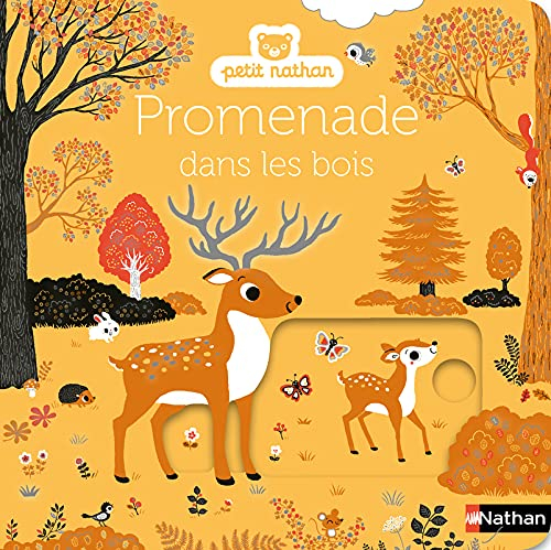 Promenade dans les bois - livre d'éveil animé, pour les bébés dès 6 mois