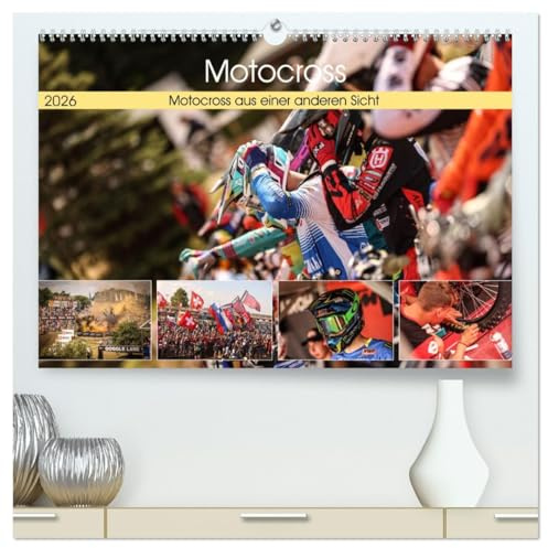 Motocross aus einer anderen Sicht (hochwertiger Premium Wandkalender 2026 DIN A2 quer), Kunstdruck in Hochglanz: Wahnsinnig spannende Motorsport-Aufnahmen (CALVENDO Sport)