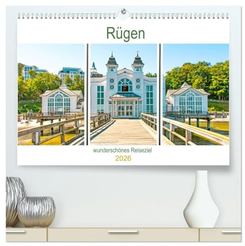 Rügen - wunderschönes Reiseziel (hochwertiger Premium Wandkalender 2026 DIN A2 quer), Kunstdruck in Hochglanz: Die größte Insel Deutschlands - ist ... mit traumhafter Landschaft. (CALVENDO Orte)