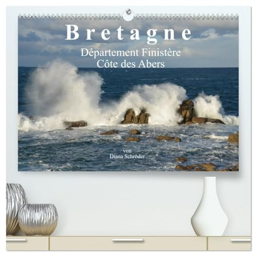 Bretagne. Département Finistère - Côte des Abers (hochwertiger Premium Wandkalender 2026 DIN A2 quer), Kunstdruck in Hochglanz: Bilder, 64km entlang der Côte des Abers (CALVENDO Orte)