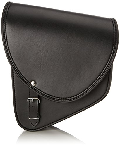 Customacces AP0005N Leder-Satteltasche Customacces Barcelona Model Linke Seite für Harley Davidson Sportster, Kawasaki Vulcan S