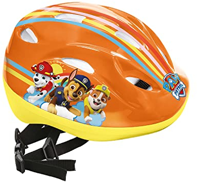Mondo Toys Kinder Fahrradhelm Design Paw Patrol - 28327, Orange-Gelb