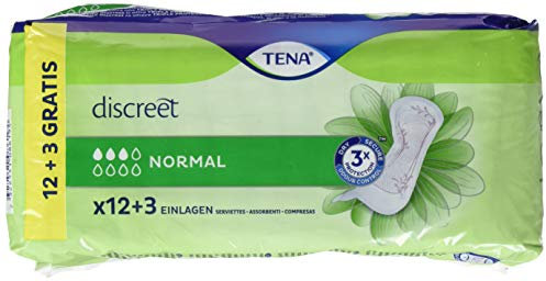 Tena Lady Diskret Normal 12+3, Standard, Único
