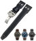 EPANO 20mm Nieten Echtes Leder Armband Fit Für IWC Big Pilot TOP GUN Uhr IW3777 Kalbsleder Armband, Black Buckle, Achat