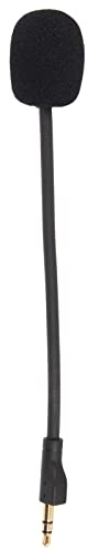 Micro de Jeu de Remplacement pour Pro G Pro X, Prise Plaquée Or Rotative de 3,5 Mm Microphone de Jeu Détachable Flexible