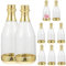 10 Pcs Mini Champagne Bottles, Plastic Clear Candy Box Champagne Bottle Shaped Box Party Favors Gifts Packing for Wedding Bridal Shower, Baby Shower, Christmas