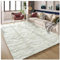 Bibykivn Shaggy Modern Teppich, Teppichunterlage Antirutschmatte, Als Faux Bett-Vorleger oder Matte, Langflor Teppiche für Wohnzimmer Schlafzimmer, Esszimmer oder Kinderzimmer (Beige, 120x200 cm)