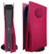Coque de protection pour PS5 - Coque de rechange pour disque Playstation 5, coque rigide antichoc avec plaques latérales pour console PS5 Disc Version Console Cosmic Red