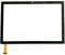 Audiosystem TOUCH SCREEN VETRO per Tablet MEDIACOM SMARTPAD X10 M-SP1X10 SP1X10A 10.1 Nero + Biadesivo Ricambio Digitizer (Display Non Incluso)
