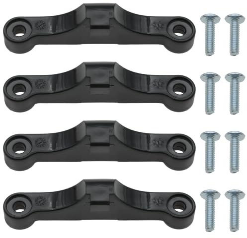 safycaby 4 soportes de retención de ventilador de CPU AM5, soporte de placa base con tornillos, soporte de ventilador negro