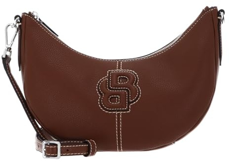 BOSS Women Anett Halfmoon Crossbody Bag, Medium Brown, One Size