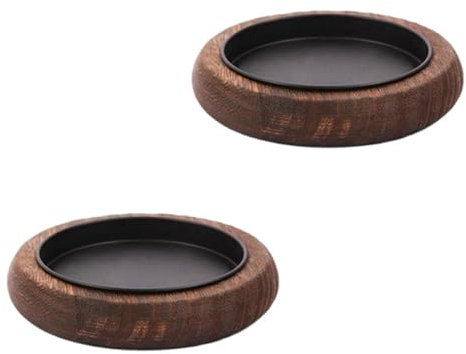 Portacandele in Legn,2 PCS Piatto Porta Candele Rotondo 8 cm Porta Candele Legno Sottobicchiere in Legno Porta Candele da Tavolo per Candele Matrimonio Casa e Feste Natalizia