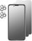 JELLYEA 4 Pack, 2 Pack Matte Tempered Glass for iPhone 11 Pro Max with 2 Pack HD Camera Lens Protector Anti-Glare Anti-Fingerprint 9H Matte Screen Protector for iPhone 11 Pro Max,6.5”