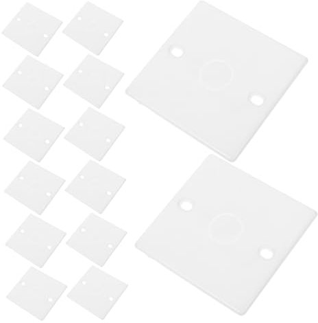 Ciieeo Caja De 20 Piezas 86 Cubierta De Techo Cubreplacas Electricas Placa De Interruptor De Luz Tapas De Salida Decorativas Placa De Tapas De Salida Placa De Pared El Plastico