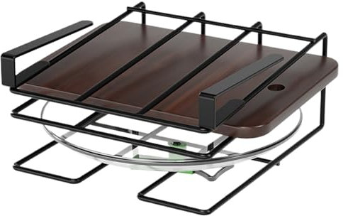 Pan Organiser - Pot Lid Holder - Pots Lid Rack | Bakeware Organizer Rack For Kitchen Cabinet | Space Saving Cutting Board Holders - Sturdy Pan Pot Cover Holder For Countertop, Cupboard, Pantry