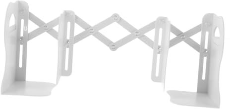 HOMSFOU Rétractable Et Robuste Réglable pour Chambre Maison Bureau Salle De Classe Bibliothèque avec Bac De Rangement